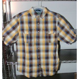 Men's Size Small - Woolrich Plaid Button Up Short Sleeve
